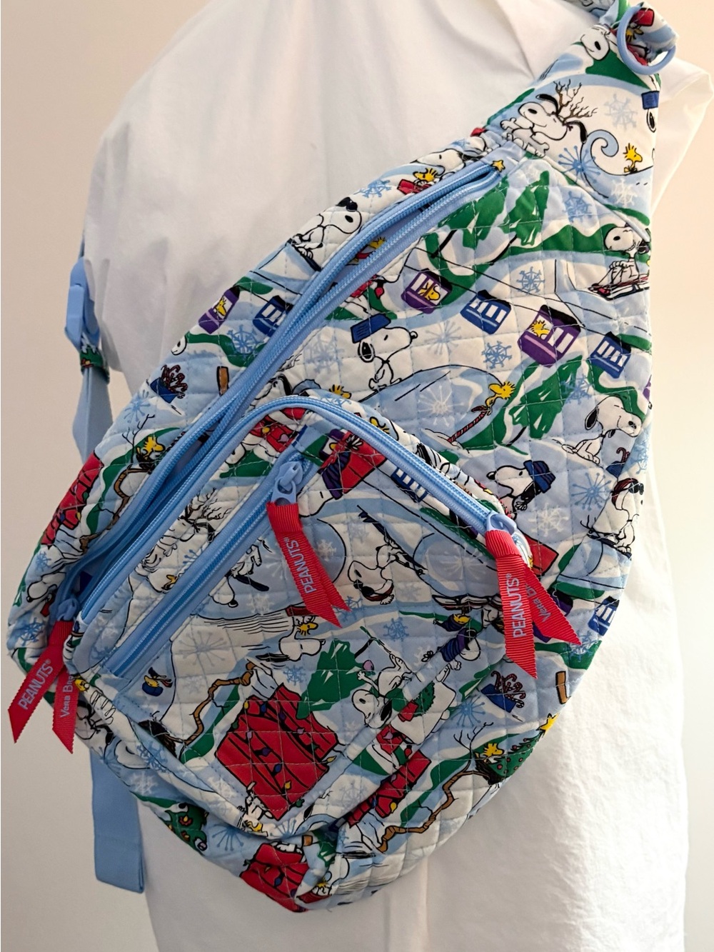 Vera Bradley x Peanuts Sling Bag Winter Holiday 2021